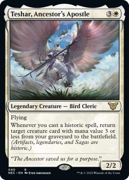 Teshar, Ancestor's Apostle - Kamigawa: Neon Dynasty Commander