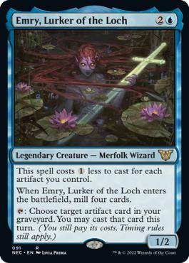 Emry, Lurker of the Loch - Kamigawa: Neon Dynasty Commander