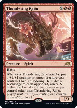 Thundering Raiju - Kamigawa: Neon Dynasty