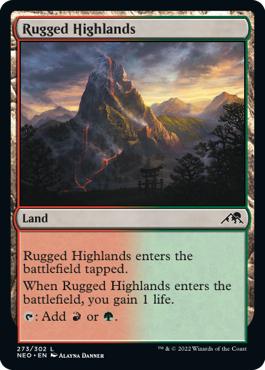 Rugged Highlands - Kamigawa: Neon Dynasty