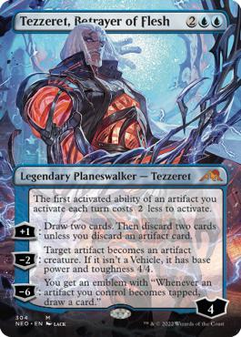 Tezzeret, Betrayer of Flesh - Kamigawa: Neon Dynasty