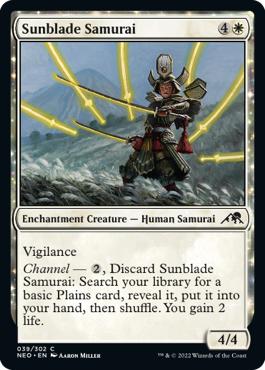 Sunblade Samurai - Kamigawa: Neon Dynasty