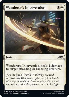 Wanderer's Intervention - Kamigawa: Neon Dynasty