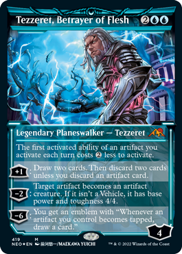 Tezzeret, Betrayer of Flesh - Kamigawa: Neon Dynasty