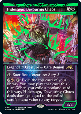 Hidetsugu, Devouring Chaos - Kamigawa: Neon Dynasty