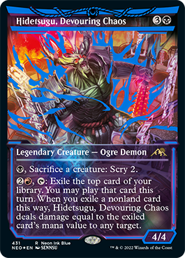 Hidetsugu, Devouring Chaos - Kamigawa: Neon Dynasty