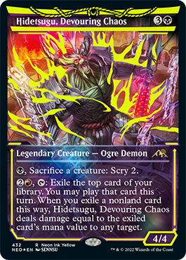 Hidetsugu, Devouring Chaos - Kamigawa: Neon Dynasty