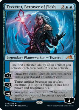 Tezzeret, Betrayer of Flesh - Kamigawa: Neon Dynasty