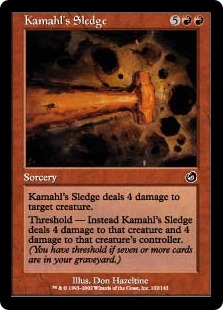 Kamahl's Sledge - Torment