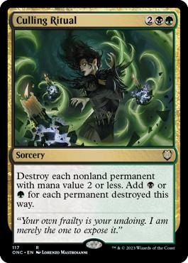 Culling Ritual - Phyrexia: All Will Be One Commander