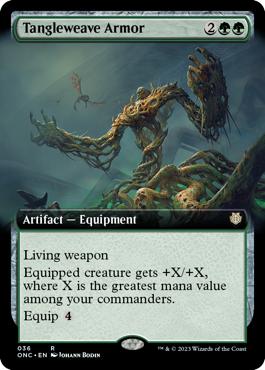 Tangleweave Armor - Phyrexia: All Will Be One Commander