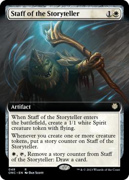 Staff of the Storyteller - Phyrexia: All Will Be One Commander