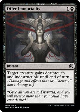 Offer Immortality - Phyrexia: All Will Be One