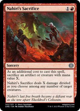 Nahiri's Sacrifice - Phyrexia: All Will Be One