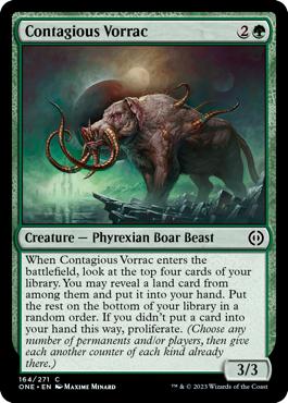 Contagious Vorrac - Phyrexia: All Will Be One
