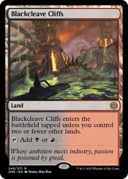 Blackcleave Cliffs - Phyrexia: All Will Be One