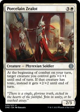 Porcelain Zealot - Phyrexia: All Will Be One