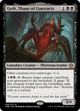 Geth, Thane of Contracts - Phyrexia: All Will Be One