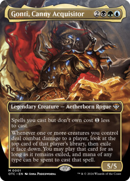 Gonti, Canny Acquisitor - Outlaws of Thunder Junction Commander