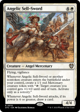 Angelic Sell-Sword - Outlaws of Thunder Junction Commander