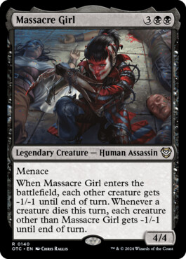 Massacre Girl - Outlaws of Thunder Junction Commander