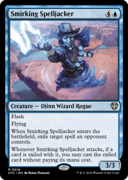 Smirking Spelljacker - Outlaws of Thunder Junction Commander