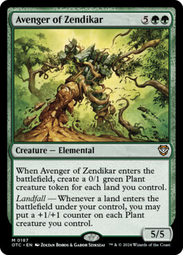 Avenger of Zendikar - Outlaws of Thunder Junction Commander