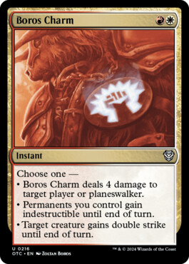 Boros Charm - Outlaws of Thunder Junction Commander