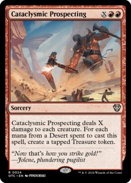 Cataclysmic Prospecting - Outlaws of Thunder Junction Commander