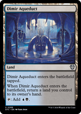 Dimir Aqueduct - Outlaws of Thunder Junction Commander