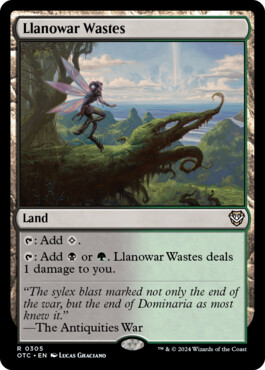 Llanowar Wastes - Outlaws of Thunder Junction Commander