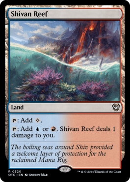 Shivan Reef - Outlaws of Thunder Junction Commander