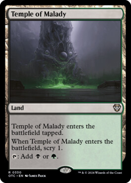 Temple of Malady - Outlaws of Thunder Junction Commander