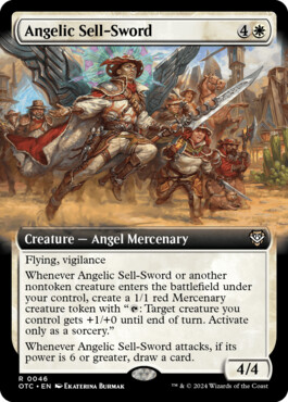 Angelic Sell-Sword - Outlaws of Thunder Junction Commander