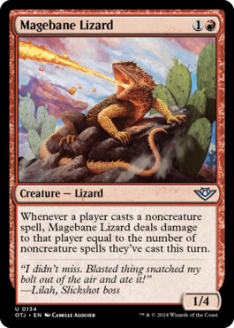 Magebane Lizard - Outlaws of Thunder Junction