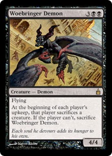 Woebringer Demon - Ravnica: City of Guilds