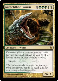 Autochthon Wurm - Ravnica: City of Guilds