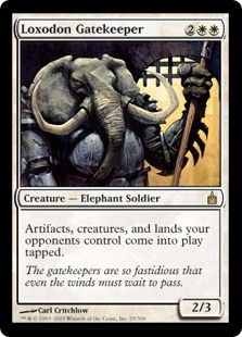 Loxodon Gatekeeper - Ravnica: City of Guilds