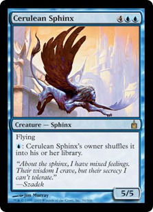 Cerulean Sphinx - Ravnica: City of Guilds