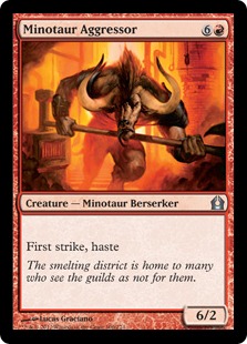 Minotaur Aggressor - Return to Ravnica