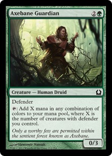 Axebane Guardian - Return to Ravnica