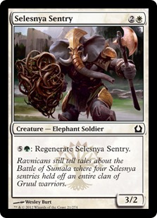 Selesnya Sentry - Return to Ravnica