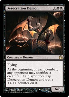 Desecration Demon - Return to Ravnica