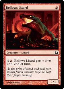 Bellows Lizard - Return to Ravnica