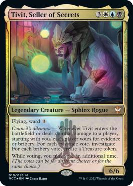 Tivit, Seller of Secrets - Streets of New Capenna Commander