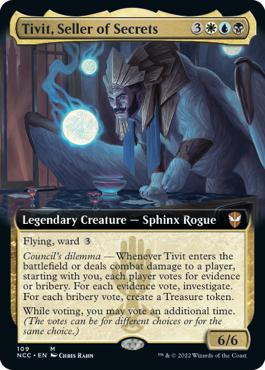 Tivit, Seller of Secrets - Streets of New Capenna Commander