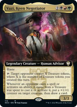 Vazi, Keen Negotiator - Streets of New Capenna Commander