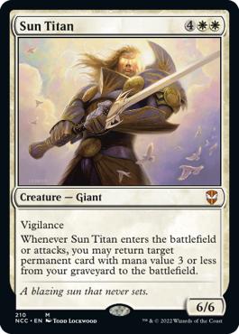 Sun Titan - Streets of New Capenna Commander