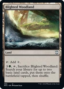 Blighted Woodland - Streets of New Capenna Commander