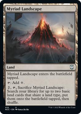 Myriad Landscape - Streets of New Capenna Commander